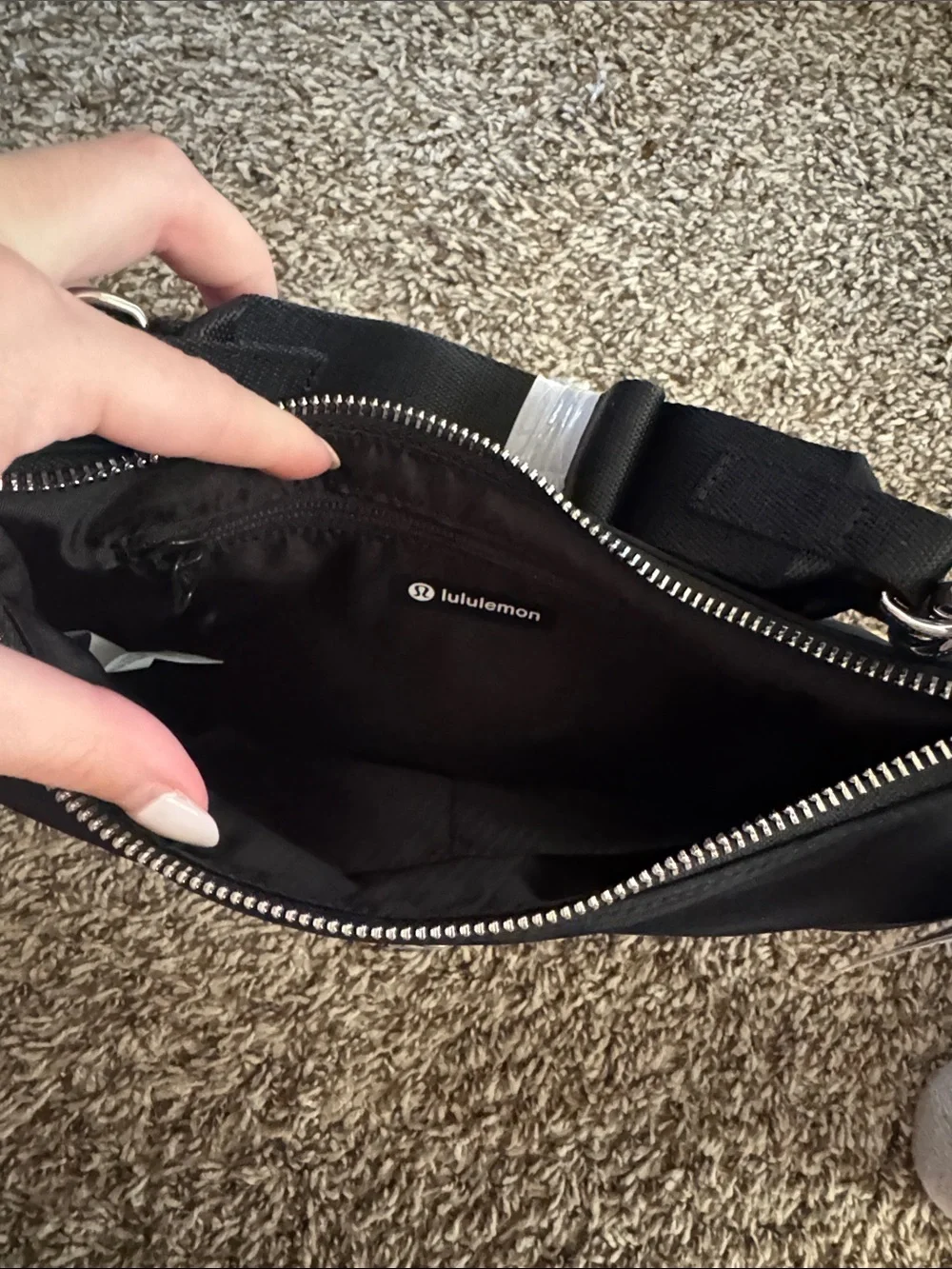 lululemon athletica Black Crescent Shoulder Bag - Picture 3 of 4